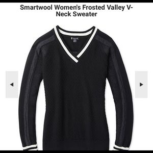 Smart-wool V-neck Sweater